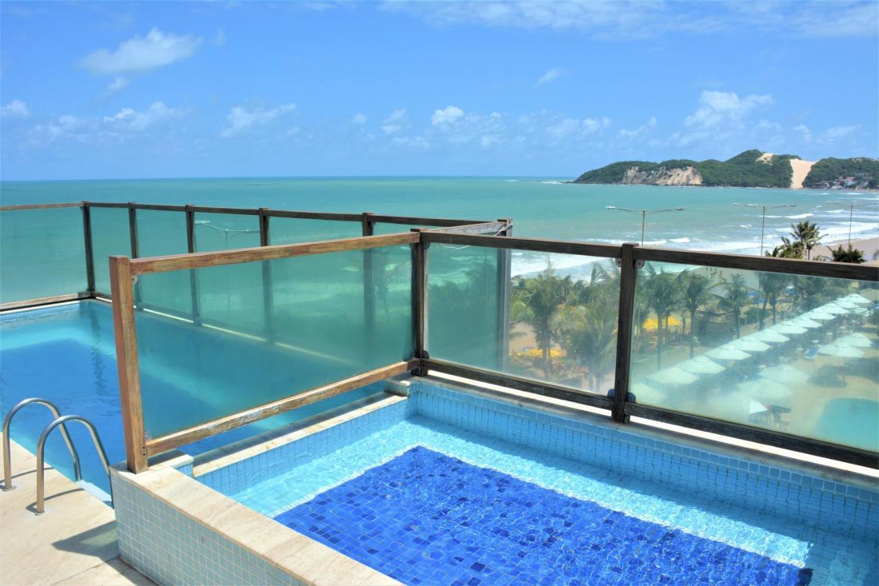 Na Praia - Araca 407 Luxo - Lateral Vista Mar นาตาล ภายนอก รูปภาพ