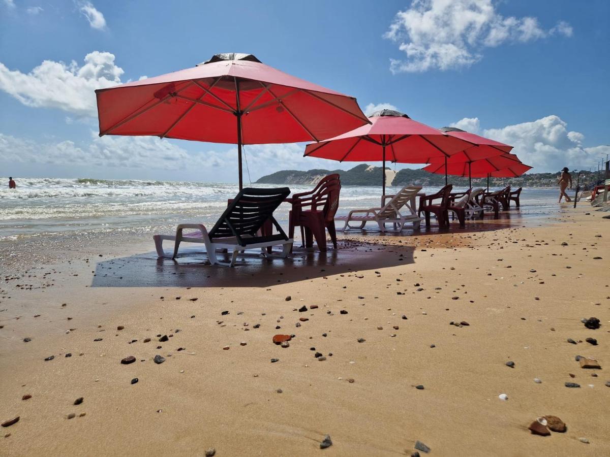 Na Praia - Araca 407 Luxo - Lateral Vista Mar นาตาล ภายนอก รูปภาพ