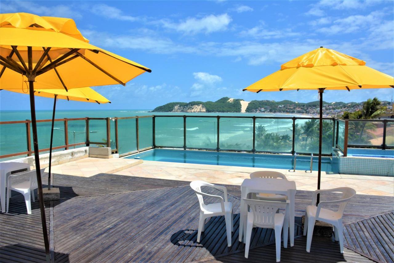 Na Praia - Araca 407 Luxo - Lateral Vista Mar นาตาล ภายนอก รูปภาพ